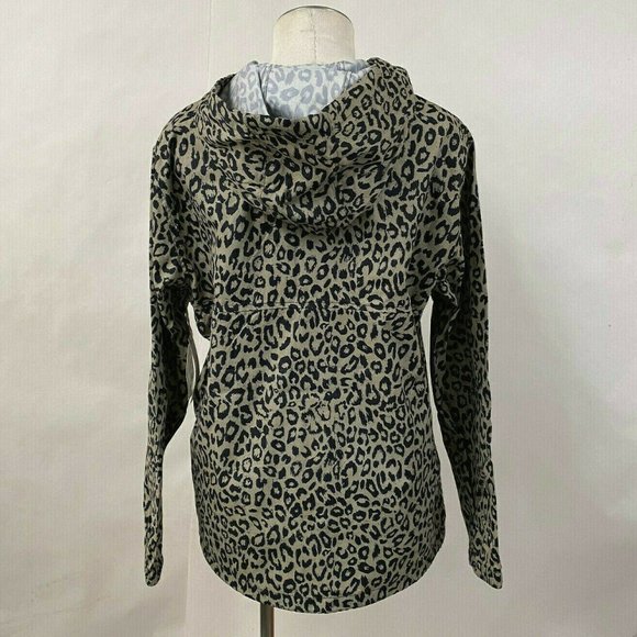 Obey Hooded Anorak "Sienna" Khaki Leopard - Picture 4 of 8